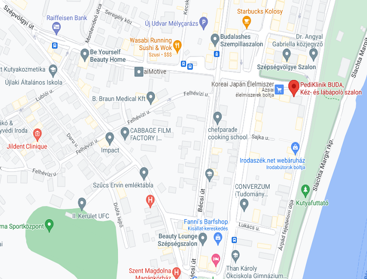 szepvolgyi ut 2 - PediKlinik - Pedikűr, Manikűr, Kézápoló szalon